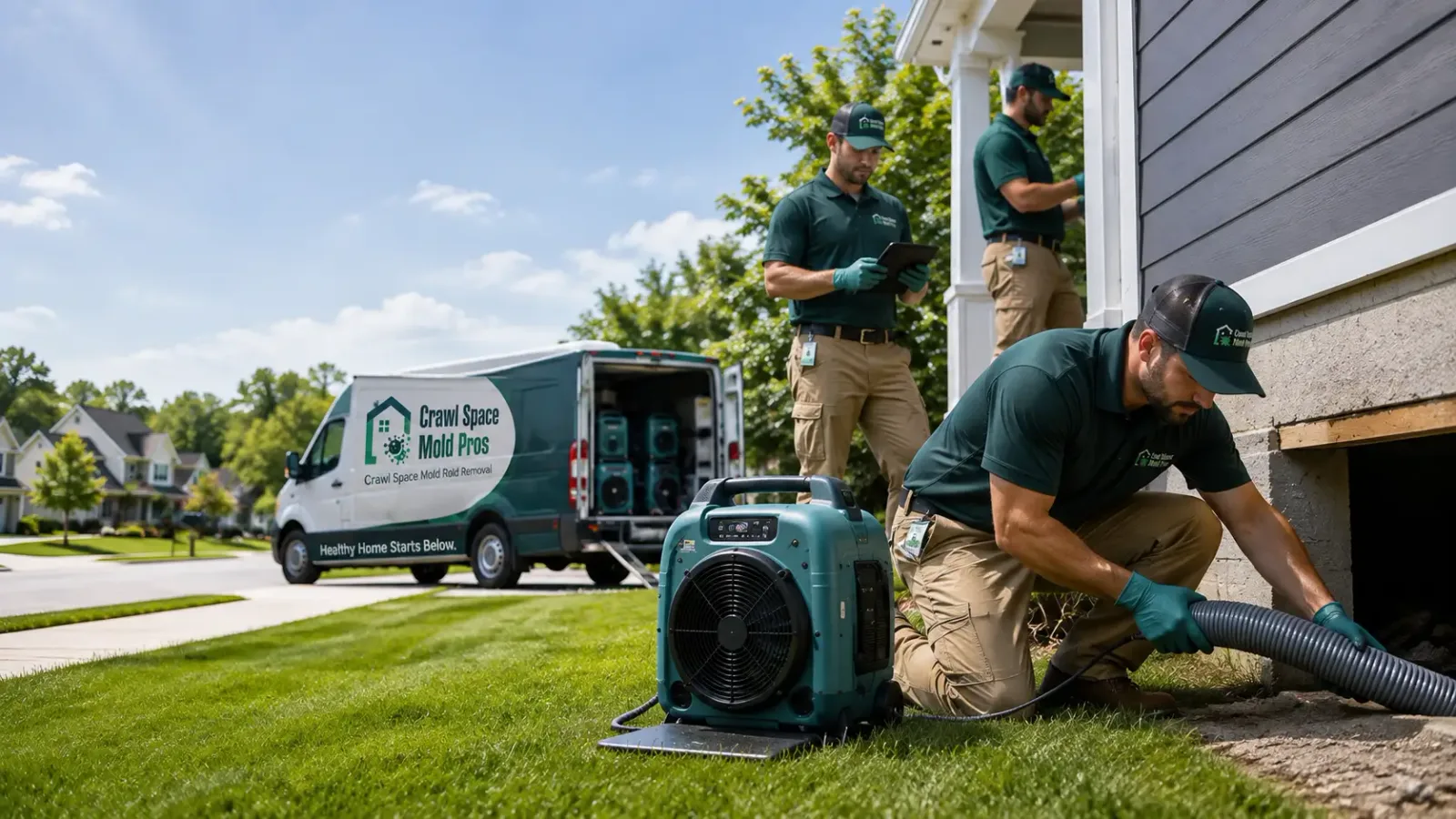 Crawl Space Mold Removal in Menlo, IA